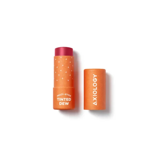 Axiology Tinted Dew Stick in Humble - Ethereal Peony Pink Plastic-Free Multi-Stick